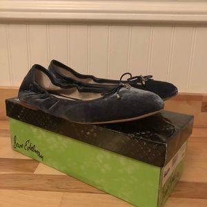 Sam Edelman Felicia Flat - Sterling Blue Velvet